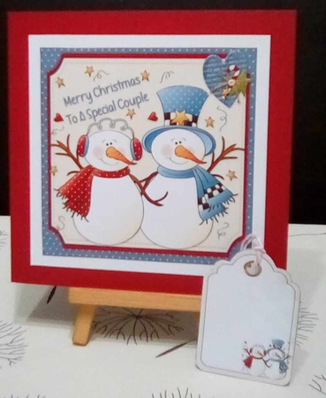 Special couple Christmas wishes 7x7 & A5 by Benita Jenkinson