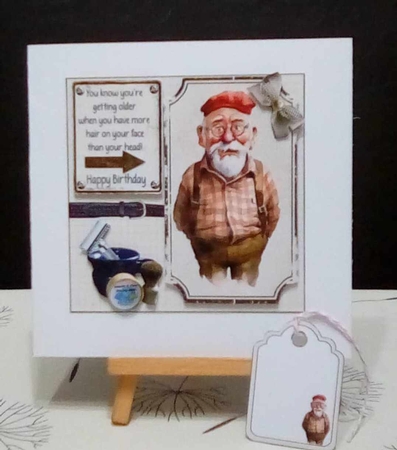 7x7 Effects of getting older for the guys choice of four mini kit by Benita Jenkinson