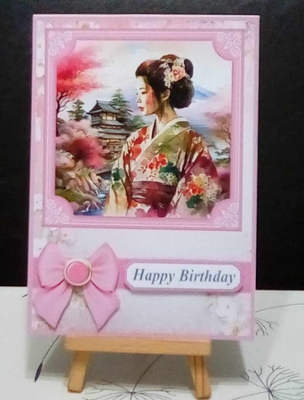 5x7 and 6x6 Oriental themed card fronts 5 by Benita Jenkinson