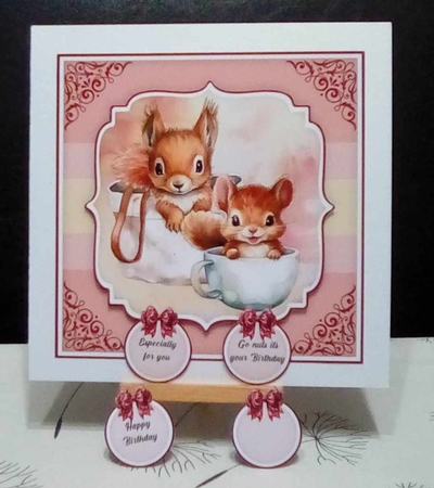 Squrrels mini kit by Benita Jenkinson