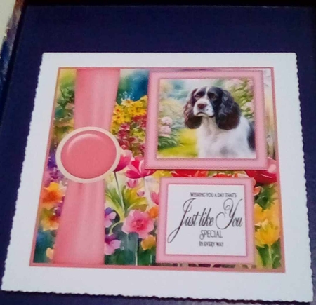 Summer garden pup card front 4 by Benita Jenkinson
