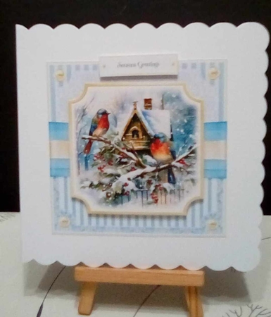 Winter Birdhouse by Benita Jenkinson