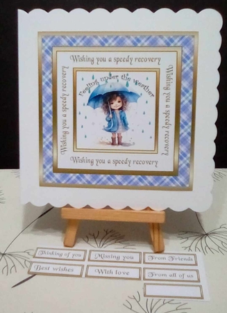 SC Blue umberella by Benita Jenkinson