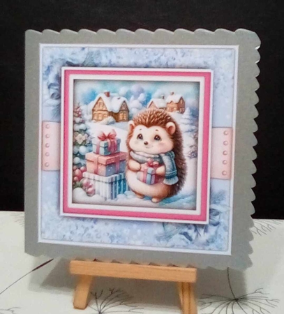 8x8 Mini Kit , Beautiful Hedgehog Presents by Benita Jenkinson