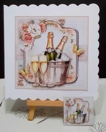 Celebration in Peach and White by Benita Jenkinson