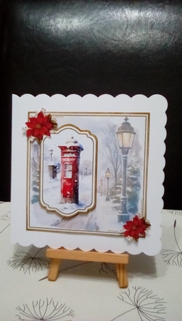 8x8 Christmas Postbox  by Benita Jenkinson