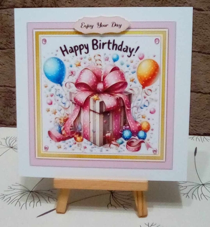 8x8 Mini Kit, 5 Happy Birthday Cards  by Benita Jenkinson