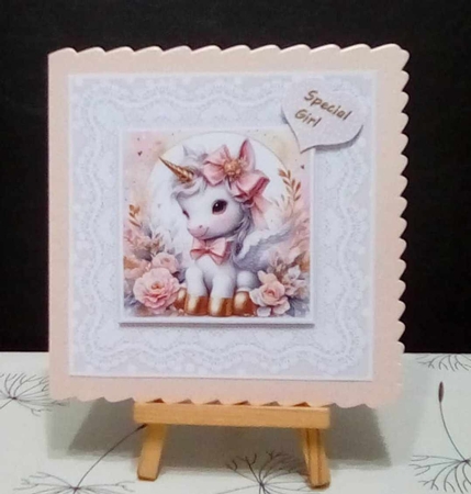 Cute Unicorn Birthday Girl Mini Kit by Benita Jenkinson