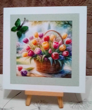 Tulips CARD FRONTS by Benita Jenkinson