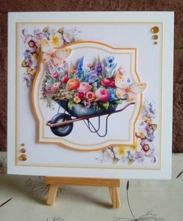 Spring Wheelbarrow by Benita Jenkinson