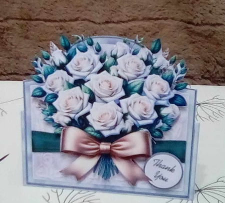 Heart Of Roses Tent Card Kit-4 by Benita Jenkinson