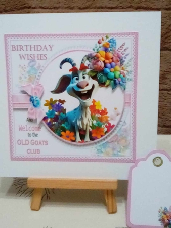 7x7 Welcome to the old goats club ladies, choice of four mini kit  by Benita Jenkinson