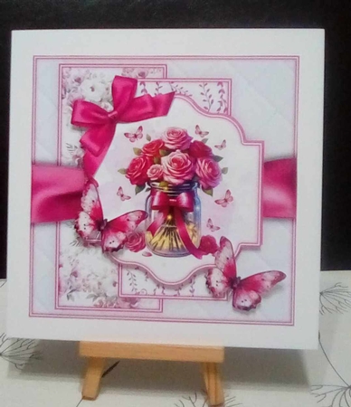 Pretty Pink Flowers Mini Kit    by Benita Jenkinson