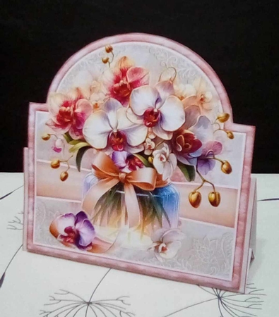 Beautiful Orchids Tent Card Kit by Benita Jenkinson