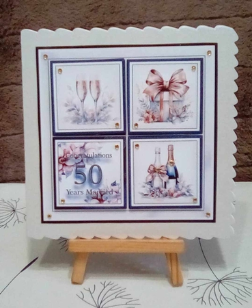 8x8 Champagne & Flowers Mini Kit  by Benita Jenkinson