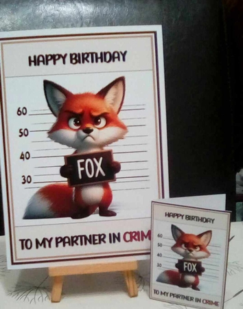 Foxy Criminal mini kit by Benita Jenkinson