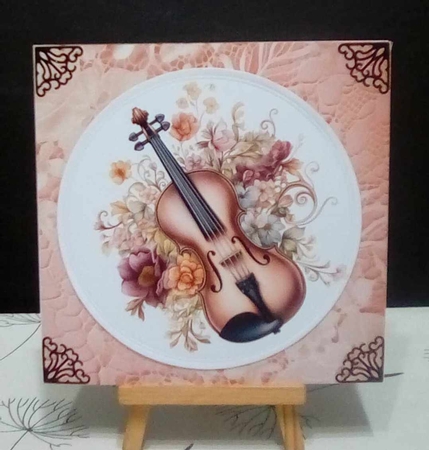 Exquisite Violin in Natural Mix 1 by Benita Jenkinson