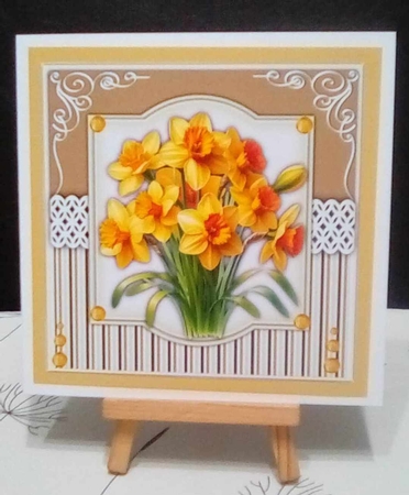8x8 Mini Kit, Beautiful Daffs and Roses by Benita Jenkinson