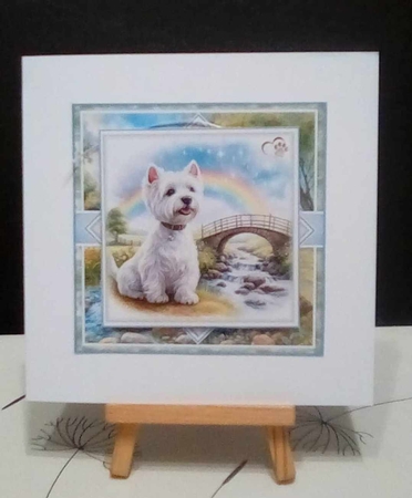 Rainbow Bridge - Westie Mini Page Kit by Benita Jenkinson