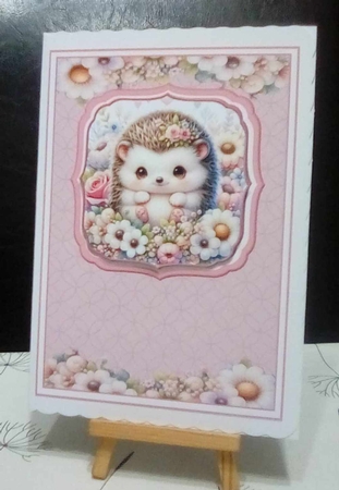 A5 Cute Hedgehogs 1 Mini Kit  by Benita Jenkinson