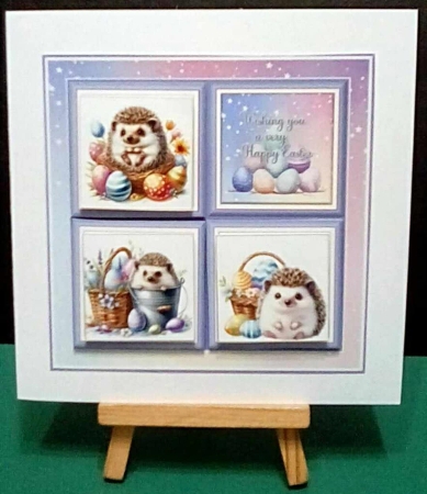 8x8 Easter Hedgehogs Mini Kit  by Benita Jenkinson