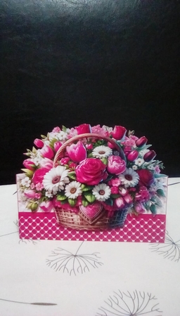 Basket_Of_Love Tent Card Pink Series-2 by Benita Jenkinson