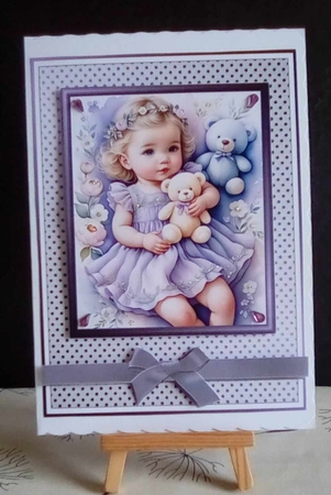 A5 Amazing Amaylah Card Front, Topper and sentiments by Benita Jenkinson