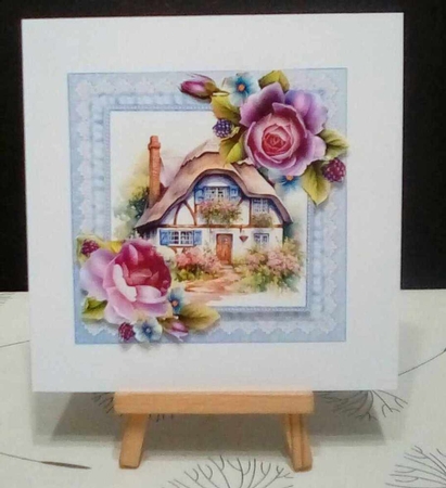 7x7 A cottage in the country choice of four mini kit by Benita Jenkinson