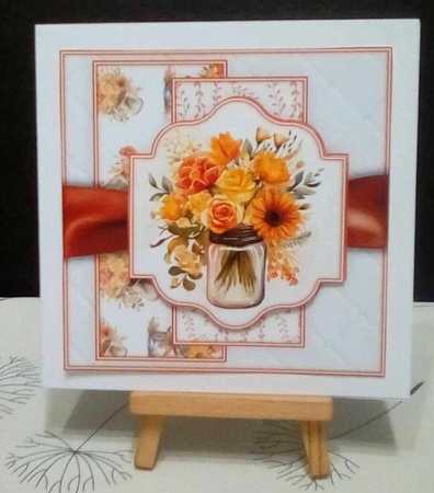 Orange Mason Jars Mini Kit by Benita Jenkinson