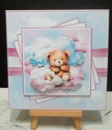 Teddy Pink Bumper Set by Benita Jenkinson
