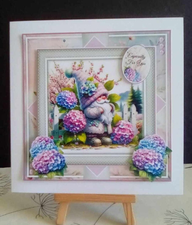 Hydrangea Gnomes Mini Page Kit by Benita Jenkinson