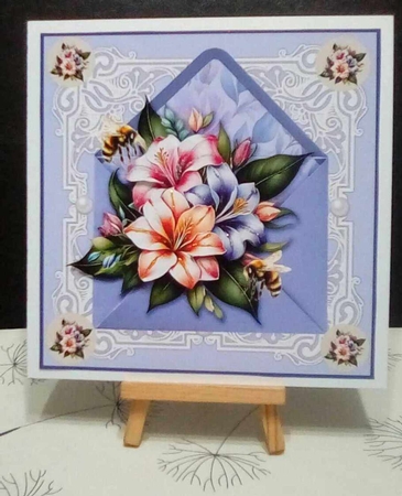 An envelope of flowers by Benita Jenkinson
