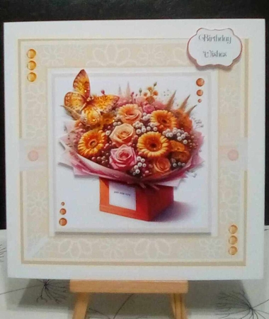 Say it With Flowers - Orange by Benita Jenkinson
