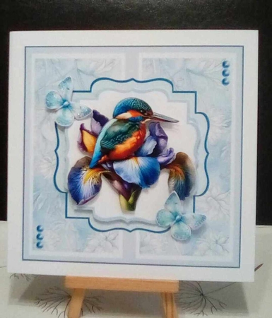 Floral Kingfishers by Benita Jenkinson