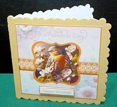 Spring Birds with Apple Blossom by Benita Jenkinson