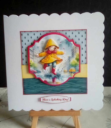 Have a Splashing Day 6 Inch Square by Benita Jenkinson