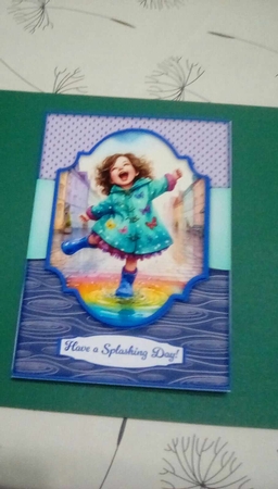 Sploshy Rainbow Puddles 5 x 7 Inch by Benita Jenkinson