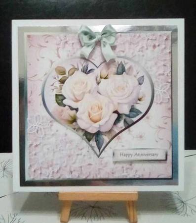 Anniversary Hearts Roses by Benita Jenkinson