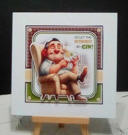 Retirement Be-Gin Male Mini Kit  by Benita Jenkinson