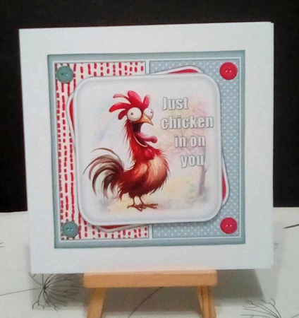 Chicken in  on you  by Benita Jenkinson