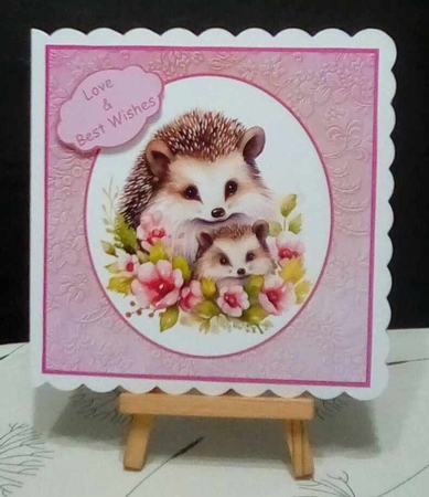 Mum and Baby Hedgehogs by Benita Jenkinson