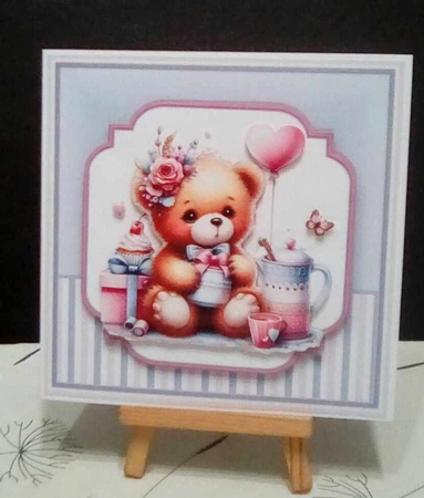 7x7 Teatime Celebrations Decoupage Mini Kit - x5 A4 Sheets  by Benita Jenkinson
