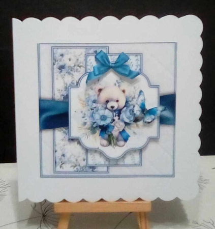 Beautiful Blue Mini Kit  7X7  by Benita Jenkinson
