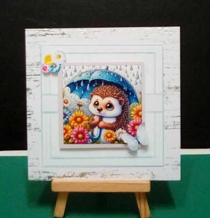 Rainy Day Hedgehog by Benita Jenkinson