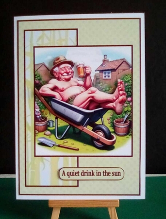 Beer and a barrow A5 by Benita Jenkinson