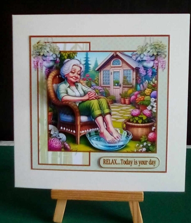 A garden retreat 8x8 by Benita Jenkinson