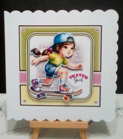 Skateboard Girl Mini Kit by Benita Jenkinson