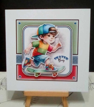 Skateboard Boy Mini Kit by Benita Jenkinson