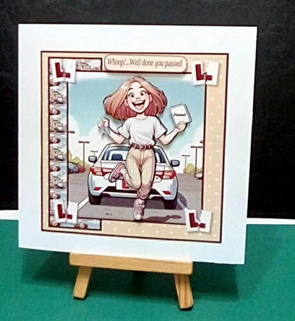 Youve got your license 8x8 by Benita Jenkinson