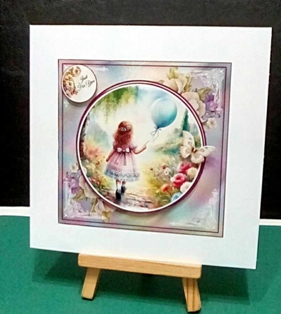 Balloon Girl Mini Page Kit by Benita Jenkinson